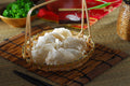 DRIED White A, white bird nest
