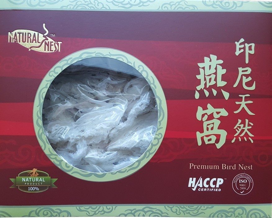 DRIED White Big Pieces, white bird nest
